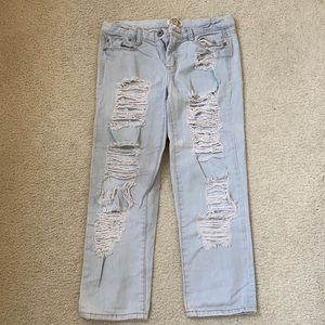Mudd Distressed Denim Jeans. Size 5.